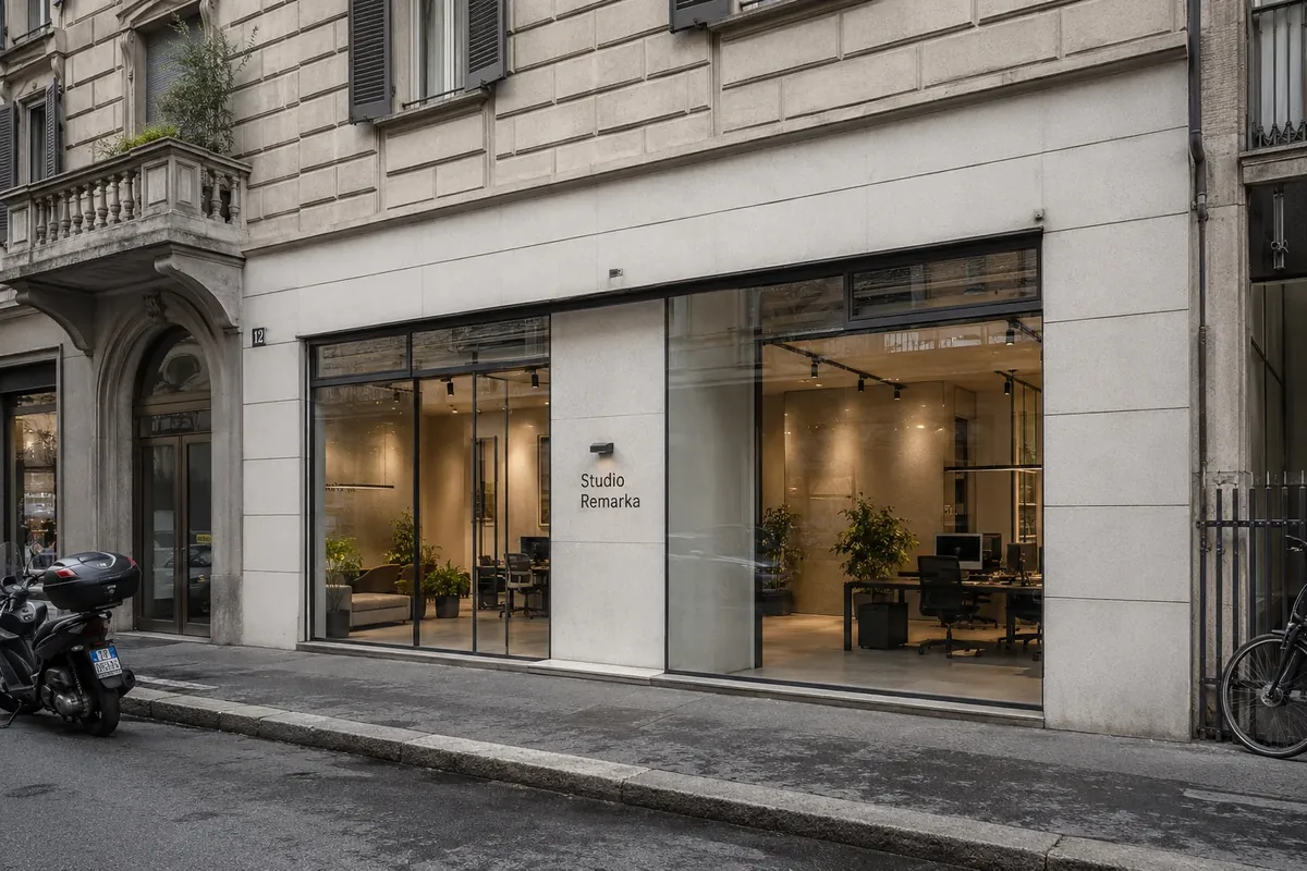 Realizzazione siti web a Milano — la sede di Studio Remarka
